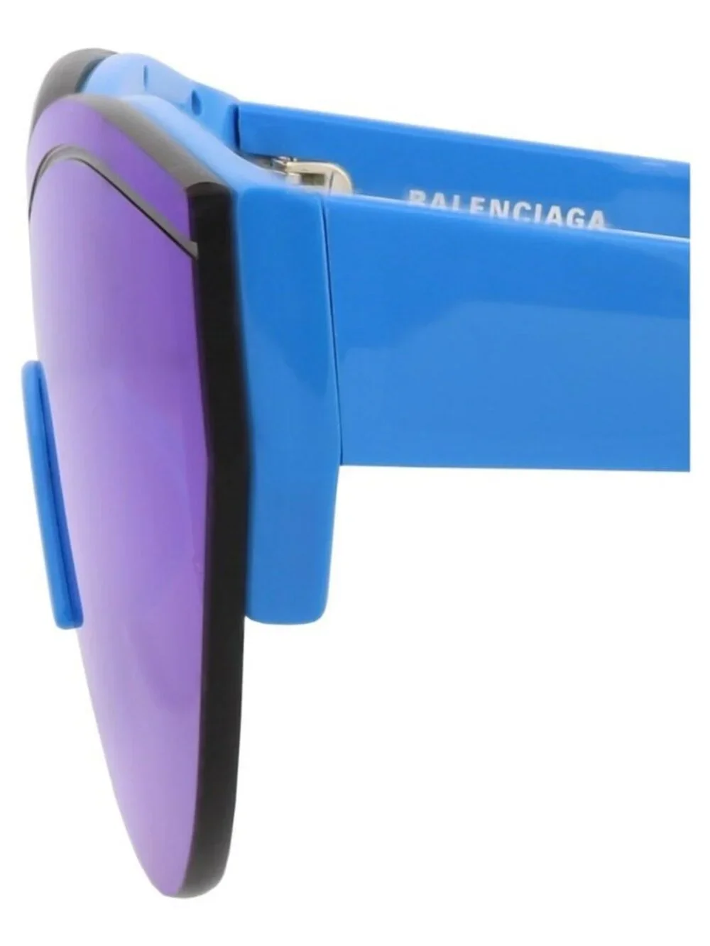 New Balenciaga Unisex Shield/Wrap Light Blue Light Blue Blue Fashion Designer Ey
